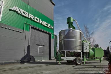 Зерносушильное оборудование - AGRONEZH М5 Мобильная зерносушилка (газ, электропривод)