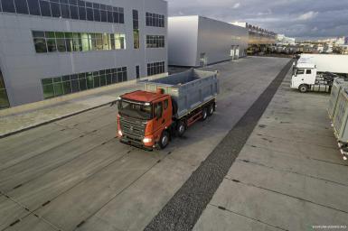 Грузовой автотранспорт - SANY SYZ434 Самосвал 8x4, 34 м3 (U-образный, скошенный кузов)