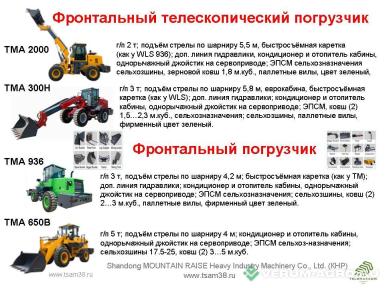 Телескопические погрузчики - TELEMAXAGRI ТМА 300  