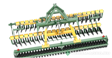 Прочее - ЗАВОД ИМЕНИ МЕДВЕДЕВА Навесной Дисковый Культиватор АДК-5 