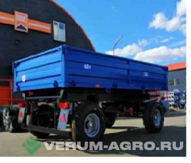 Прицепы для с/х техники - ДОРМАШЭКСПО 2ПТС-4,5 без надставных бортов