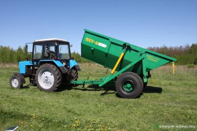 Полуприцепы - БОБРУЙСКАГРОМАШ Полуприцеп тракторный ПСТ-6