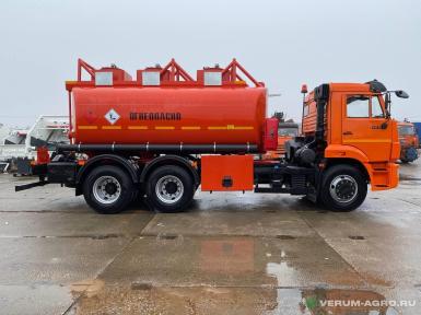 Автоцистерны - КАМАЗ 65115-48 (6х4), Автотопливозаправщик АТЗ-15, 3 отсека