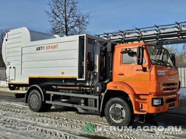 Коммунальные машины - АВТОКРАФТ мойка контейнеров АК-4