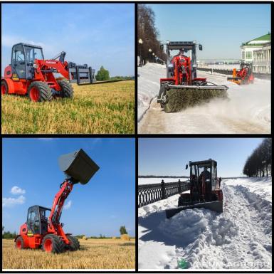 Мини-погрузчики - POLAR BADGER WL50A 