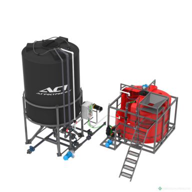Прочее - АГРОСТРОЙТОРГ Растворный узел 10 м³  - с пластиковым миксером 5000 л