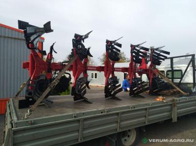 Плуги и глубокорыхлители - ALPLER 5-и корпусный оборотный плуг (4+1) перьевой отвал