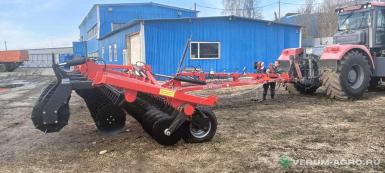 Дискаторы - SOLAR FIELDS Дисковая борона ЛД-9ПК-02.00  2 ряда, планчатый каток