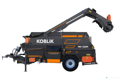 Кормораздатчики-смесители - KOBLiK Измельчитель-смеситель-раздатчик кормов MH 120M с фрезерным погрузчиком
