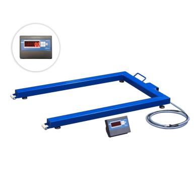 Платформенные весы - ЭЛЬТОН Весы паллетные ЭЛЬТОН(Плл)-300 кг (1200 х 800 мм) констр.ст., H8C, А-12Е/Титан12, ГС