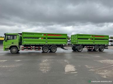 Грузовой автотранспорт - SHACMAN Автопоезд-зерновоз SX32586V384