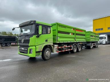 Грузовой автотранспорт - SHACMAN Автопоезд-зерновоз SX32586V384