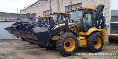 Экскаваторы - RANTEX ЭКСКАВАТОР-ПОГРУЗЧИК   RT777A ковш 6-в-1, вилы в комплекте