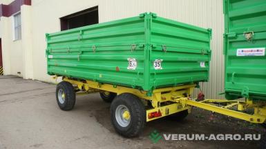 Прицепы для с/х техники - МОРДОВАГРОМАШ Прицеп тракторный самосвальный 2ПТС-6,5 с надставн