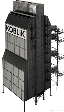 Зерносушильное оборудование - KOBLiK Зерносушилка жалюзийная MD 8-24