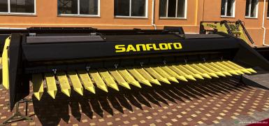 Жатки и оборудование для комбайнов - SANFLORO Shaft  6 Жатка подсолнечниковая безрядковая 
