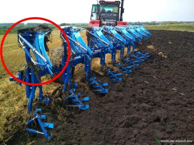 Плуги и глубокорыхлители - ГКЗ Плуг оборотный ППО-8 (7+1) on land с предплужниками