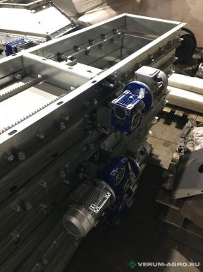 Транспортировка зерна - ЭМС Задвижка реечная с электроприводом редлерная ЗРЭ-2