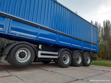 Прицепы для с/х техники - ТОНАР Полуприцеп самосвал 9598-20 с распашными воротами