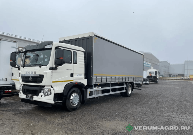 Грузовой автотранспорт - HOWO T5G БОРТОВАЯ ПЛАТФОРМА СО СДВИЖНЫМ ШТОРНЫМ МЕХАНИЗМОМ