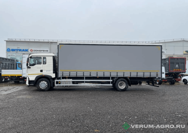 Грузовой автотранспорт - HOWO T5G БОРТОВАЯ ПЛАТФОРМА СО СДВИЖНЫМ ШТОРНЫМ МЕХАНИЗМОМ