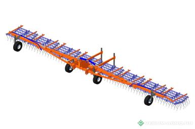 Бороны - БЕЛАГРОМАШ БС-12 Борона сетчатая