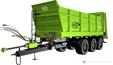 Прицепы для с/х техники - ГРИТАН Полуприцеп-навозоразбрасыватель GRITAN ППН-243