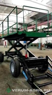 Прицепы для с/х техники - ОАО «РМЗ «Прохладненский» ППФ-2,0Г Платформа прицепная для сбора фруктов