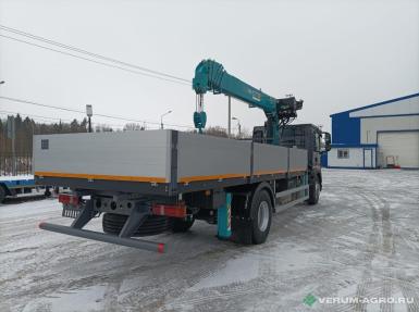 Грузовой автотранспорт - HOWO T5G Бортовой с КМУ HLC-7016  63378C