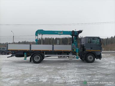 Грузовой автотранспорт - HOWO T5G Бортовой с КМУ HLC-7016  63378C