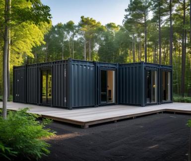 Быстровозводимые конструкции - КОНВЕЙТ Модульный глэмпинг КОНВЕЙТ G-SE(В)-2 (82 м2)