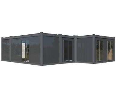 Быстровозводимые конструкции - КОНВЕЙТ Модульный глэмпинг КОНВЕЙТ G-SE(В)-2 (82 м2)