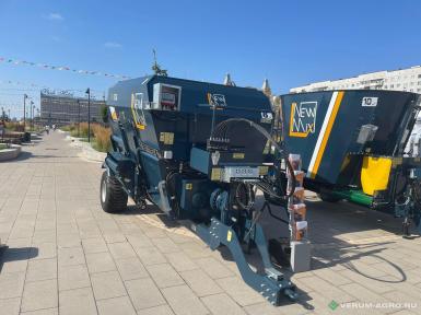 Кормораздатчики-смесители - NEWMIX HR8 Горизонтальный двухшнековый миксер-кормораздатчик