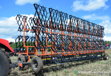 Бороны - АЛЗАМ Борона зубовая двухрядная 22 метров LINTA 