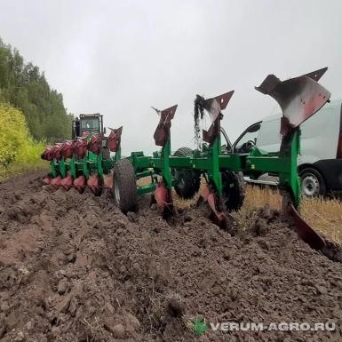 Плуги и глубокорыхлители - МРЗ Плуг полунавесной оборотный  ППОВ 9-45-01