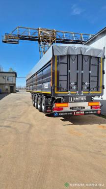 Полуприцепы - ИНТЕРПРИЦЕП 853371 ПОЛУПРИЦЕП БОРТОВОЙ ЗЕРНОВОЗ