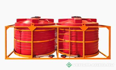 Транспортные кассеты - POLYTEAM Транспортная кассета 10 000л с боковым сливом  PT-VA5000U-2-50