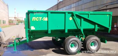 Полуприцепы - БОБРУЙСКАГРОМАШ Полуприцеп тракторный  ПСТ-9 А на рессорах