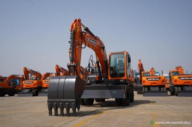 Экскаваторы - DEVELON DX150W-7B Колесный