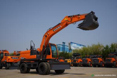 Экскаваторы - DEVELON DX150W-7B Колесный