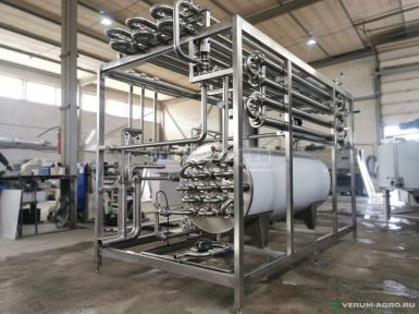 Оборудование для переработки и хранения молока - МОЛКОМ Пастеризационно-охладительная установка ПОУ 5000 