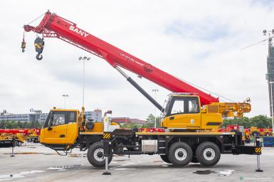 Специальные автомобили - SANY STC250T5-4R Автокран 6х6 (25 т, 34 м+8 м). DDP:Санкт-Петербург