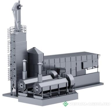 Зерносушильное оборудование - RIR K-51 Конвейерная сушилка (газ)