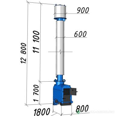 Отопительное оборудование - УРАЛКОТЁЛ КВСрд-0,3 Котёл водогрейный стальной твердотопливный