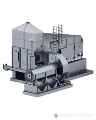 Зерносушильное оборудование - RIR К-12 ТО Конвейерная зерносушилка дизель 