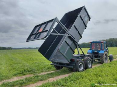 Прицепы для с/х техники - Г и С Полуприцеп тракторный самосвальный  ПТС-12