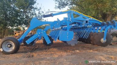 Дискаторы - РЗС АГЛ-4 борона дисковая (аналог  LEMKEN «Rubin 9/60)  цельнорамная, полуприцепная(XL)