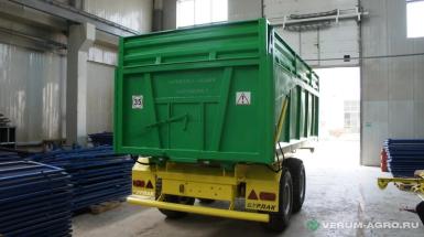 Прицепы для с/х техники - МОРДОВАГРОМАШ Полуприцеп тракторный ПТС-12  С надставными бортами