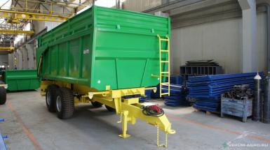 Прицепы для с/х техники - МОРДОВАГРОМАШ Полуприцеп тракторный ПТС-12  С надставными бортами