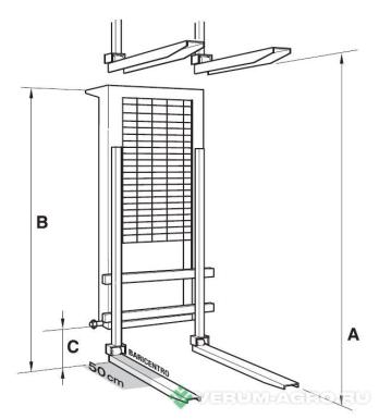 Прочее - A. SPEDO & FIGLI Навесной вилочный погрузчик Spedo  SDC 15/320 